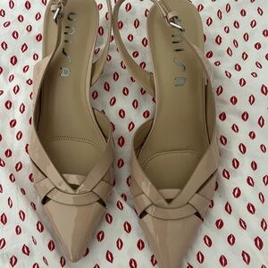 Peach Unisa low heels